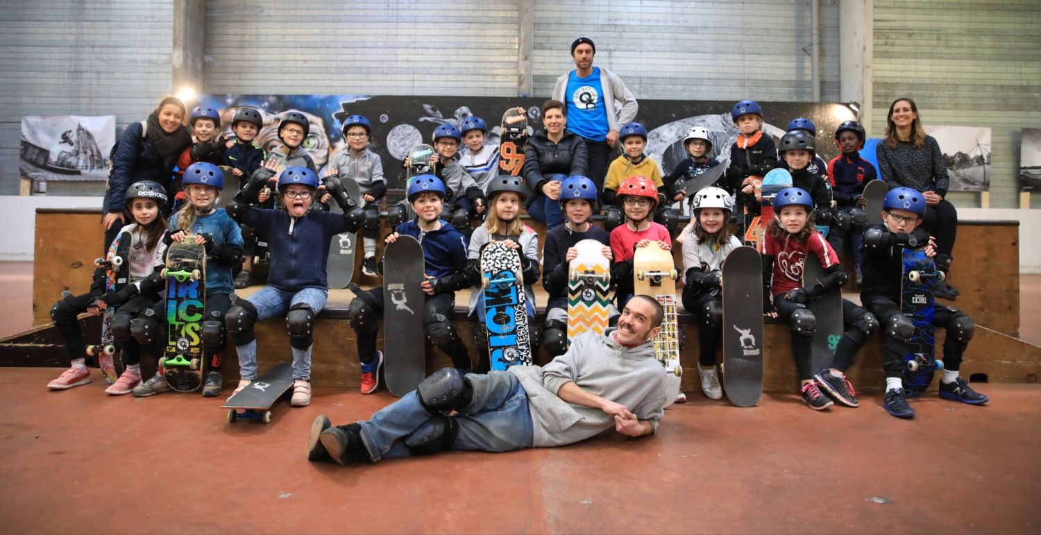 Les CM1 Au Skate Parc